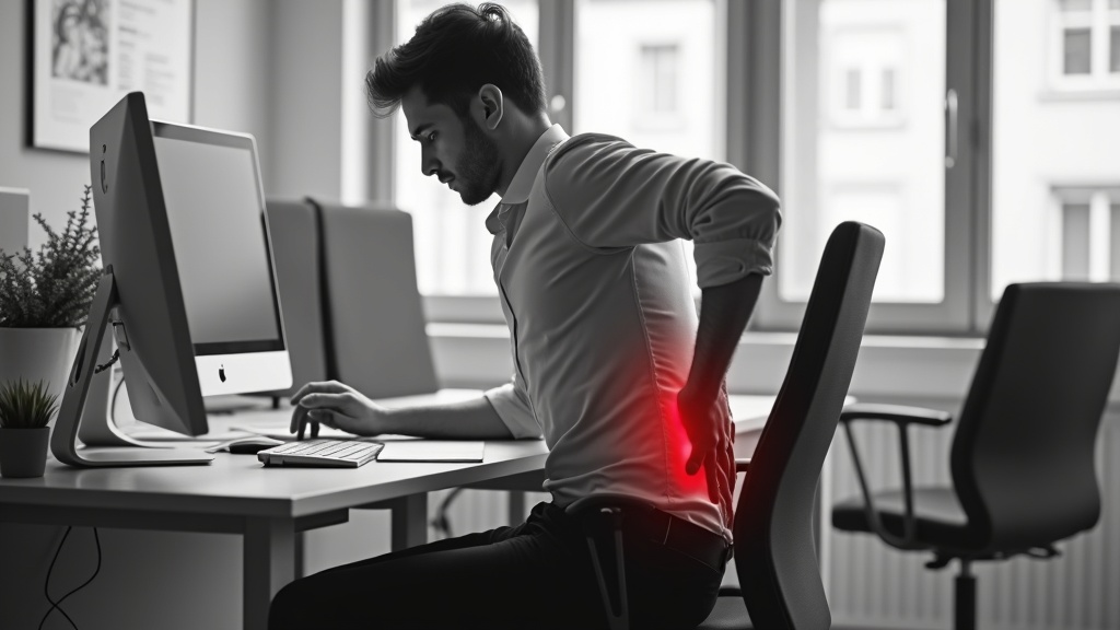 Derékfájás az irodában